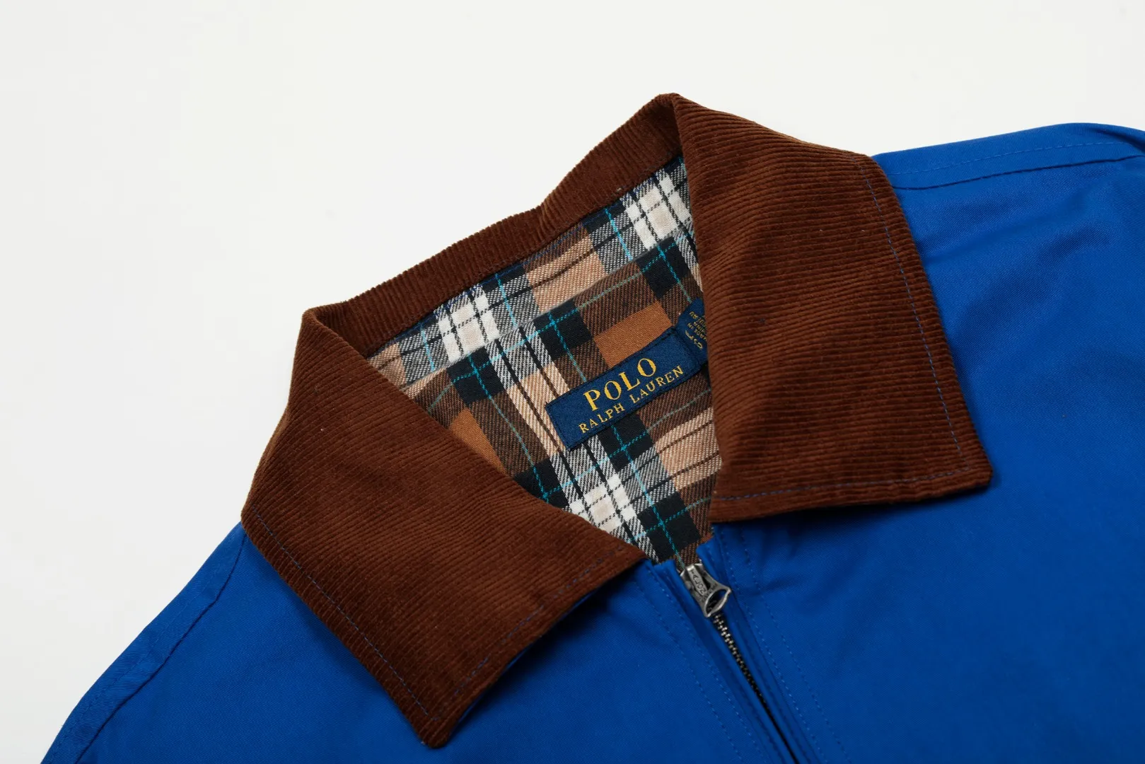P340 Top quality" Style number: 8099# [Ralph Lauren corduroy color-blocked lapel American retro jacket] ✅Ralph Lauren American retro classic contrasting color corduroy lapel jacket ✅Pure cotton washed fabric Fabric texture version YYDS~ ✅Fashionable and casual commuting travel Simple style is classic ✅Simple and easy to wear ootd must-have versatile style Size: S-XL Color: Navy blue, matcha light green, Klein blue, retro gray green